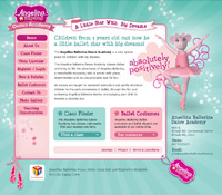 Angelina Ballerina Dance Academy Website