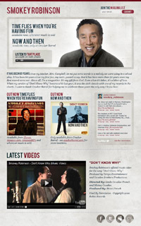 Smokey Robinson Website