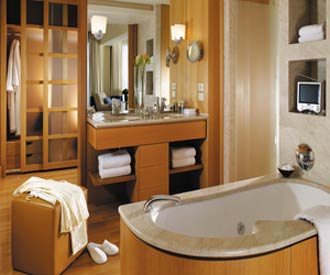 bathroom in standard and executive rooms